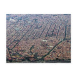Barcelona Aerial Postcard