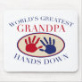 Best Grandpa Hands Down Mouse Pad