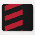 Black Red Striped Customizable Mouse Mat Pad Mouse Pads