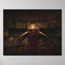 Bloodthirst -地下牢の恐怖プリント ポスター