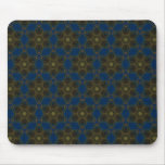 Blue Flowered Mousepad