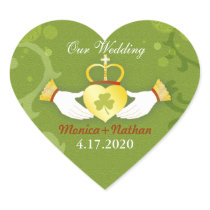 BridalHeavenのアイルランドの結婚式の招待のステッカー