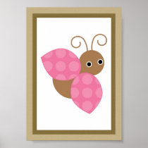 Bug Wall Art 5X7果実の庭の女性 プリント