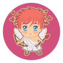 Chibiのキューピッド シール・ステッカー