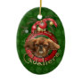 Christmas - Deck the Halls - Cavaliers - Ruby Christmas Tree Ornaments