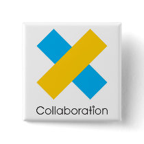 collaboration 缶バッジ