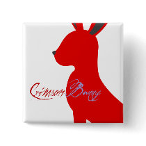 CrimsonBunnyの正方形のバッジ
