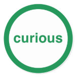 Curious Sticker