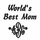Custom Monogram World's Best Mom Polo Shirt