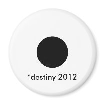 *destiny 2012 BlackcSqCircleTrans-3 冷蔵庫マグネット