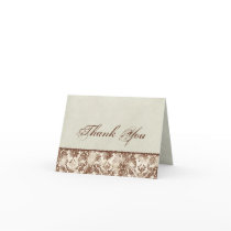 Fleur di Lys Damaskブラウンビジネスはノート感謝していしています
