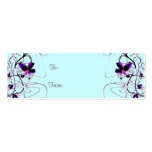 Floral Deco Gift Tag Business Card Template