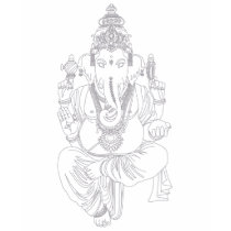 ganesha.grey tシャツ