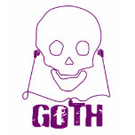 Goth Skull - Emo Alternative Grunge Rock Punk Tshirt