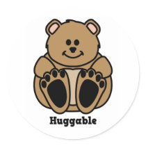Huggableくま シール・ステッカー