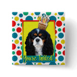 Invitation Cupcake - Cavalier - TriColor Buttons