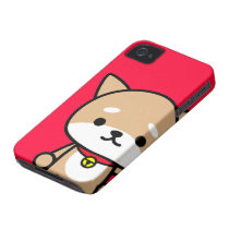iPhoneの場合-子犬-赤 casemateケース