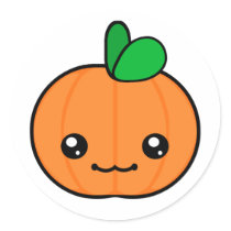 Kawaiiのカボチャハロウィンのステッカー シール