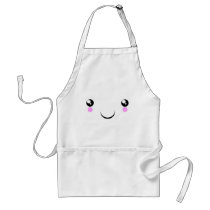KawaiiはTシャツおよび多くに直面します エプロン