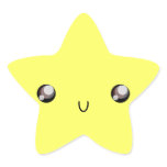 kawaii star stickers