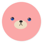 kuma stickers pink