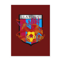 Laのfuriaのfutbolはサッカーの盾のギフトに送風します