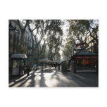 Las Ramblas、バルセロナの郵便はがき ポストカード