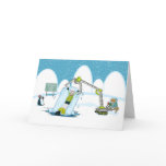 Lucky Dip funny diving christmas card