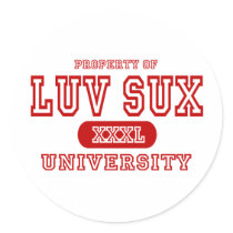 Luv Sux大学 シール
