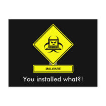Malwareの郵便はがき ポストカード