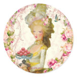 Marie Antoinette Springtime Macarons Seals Stickers