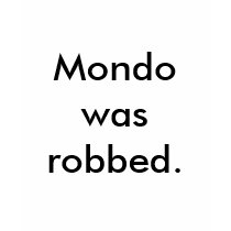 Mondoは奪われました