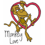 Monkey Love funny T-Shirt for Kids