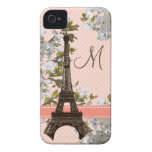 Monogrammedエッフェル塔のiPhone 4の場合はやっと合います casemateケース