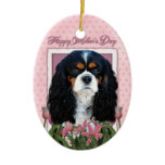 Mothers Day - Pink Tulips - Cavalier - Dark Ornaments