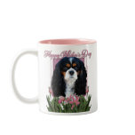 Mothers Day - Pink Tulips - Cavalier - Tri-Color Mugs