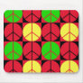 Mousemat Rasta Peace Checkered Pattern Mousepads