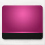 Mousepad Dark Hot Pink & Black Mousemat