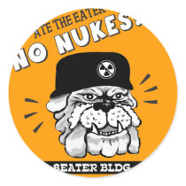 NO NUKES DOG シール