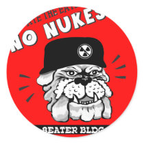 NO NUKES DOG シール