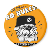 NO NUKES DOG マグネット