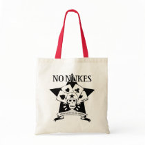 No Nukes Skull Tote Bag バッグ