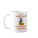 Nuts about Grandma & Grandpa Mugs
