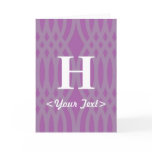 Ornate Woven Monogram - Letter H Cards