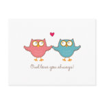 owl love you post card