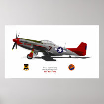 P-51Dtuskegee プリント