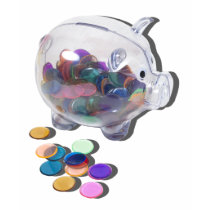 PiggyBankColorfulChips021411 Ｔ シャツ