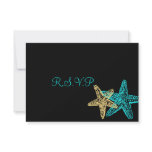 PixDezines rsvp Starfish/Beach Weddings Personalized Invite