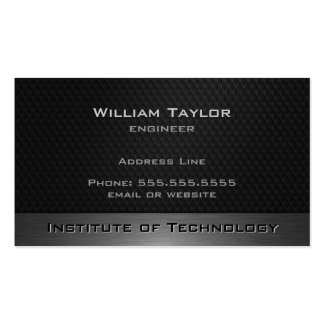 QRコードの金属優雅 ビジネスカードテンプレート