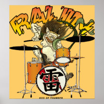 RAIJINのプリント ポスター